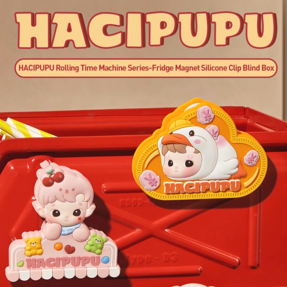 NIB Pop Mart Hacipupu Magnet and Clip - Blind Box